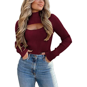 Chic Knit Sweater Set - Warm & Stylish Two-Piece Ensemble for Women