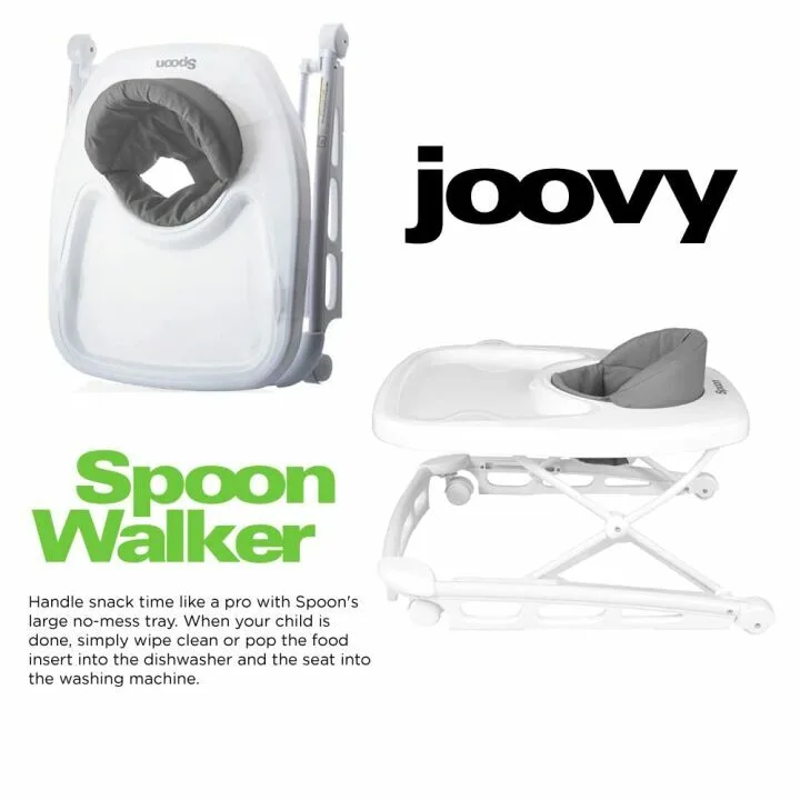 Joovy Spoon Baby Walker - Adjustable & JPMA Certified