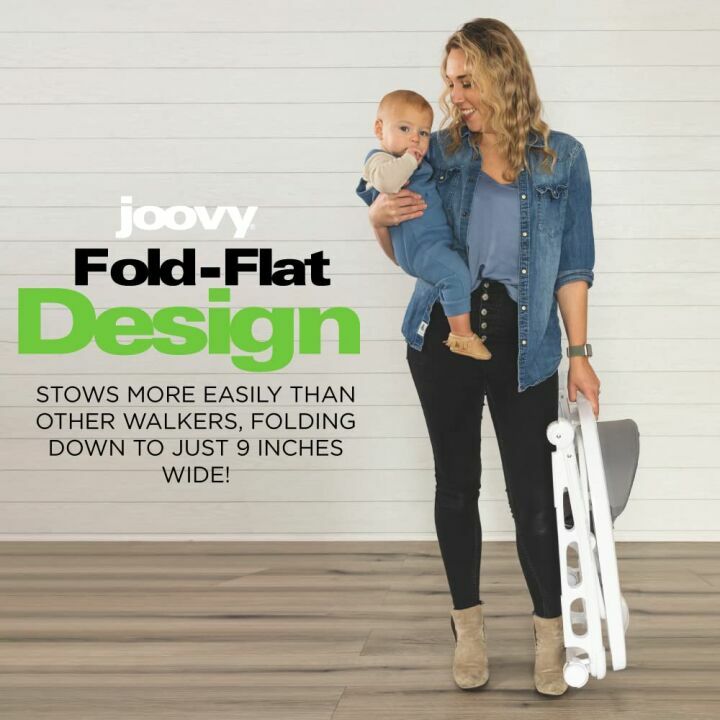 Joovy Spoon Baby Walker - Adjustable & JPMA Certified