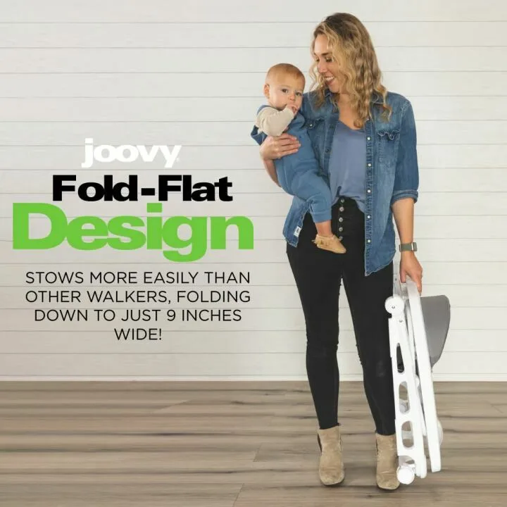 Joovy Spoon Baby Walker - Adjustable & JPMA Certified