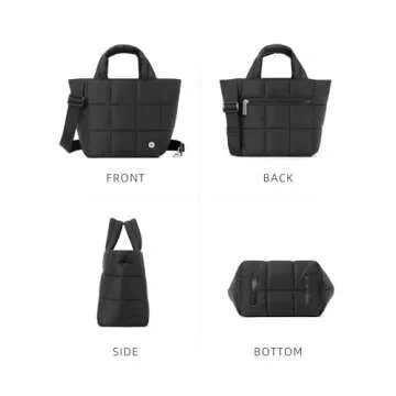 Stylish WESTBRONCO Small Puffer Bag for Daily Use