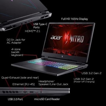 Acer Nitro 17 Gaming Laptop with Ryzen 7 and RTX 4050