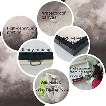 VVOVV Wall Decor - Buddha Canvas Wall Art Poster Paintings Giclee Prints White Sand Zen Stone Pictures Home Decor Modern Zen Picture Poster Canvas Contemporary Giclee Print Artwork Ready To Hang