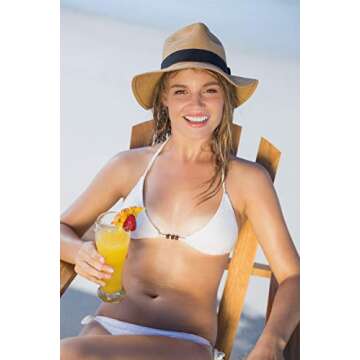 Tumo Life Panama Hat Women Brown