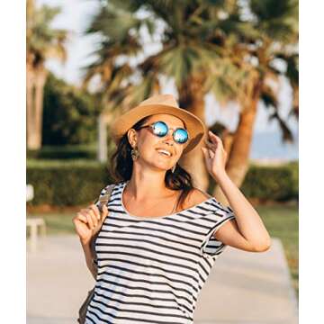 Tumo Life Panama Hat Women Brown