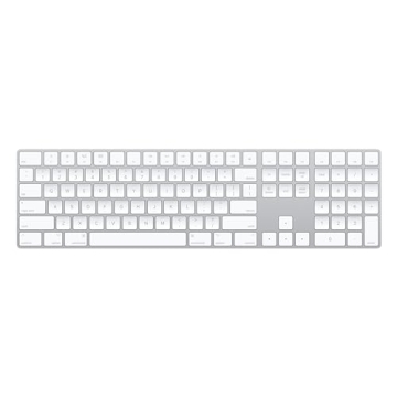 Apple Magic Keyboard with Numeric Keypad - Wireless, Bluetooth, Rechargeable, Works with Mac, iPad, ...