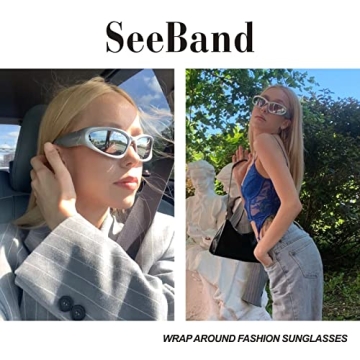 SeeBand Wrap Around Fashion Sunglasses for Style & Sport