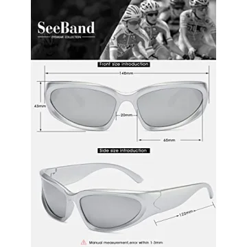 SeeBand Wrap Around Fashion Sunglasses for Style & Sport