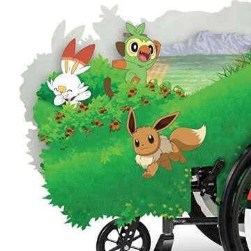 Disguise Pokemon Adaptive Wheelchair Cover Costume Accessory, Official Pokemon Rolling Costume for Wheelchair