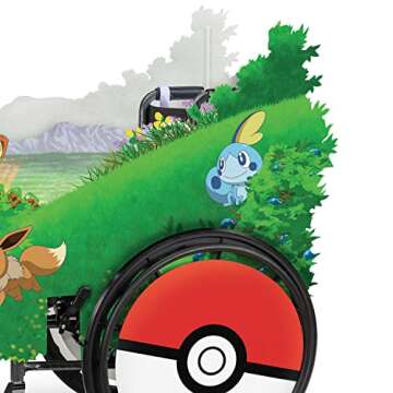 Disguise Pokemon Adaptive Wheelchair Cover Costume Accessory, Official Pokemon Rolling Costume for Wheelchair