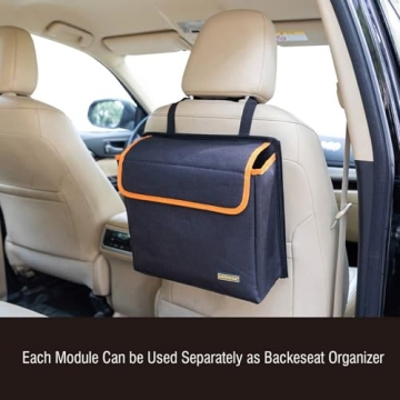 MARKSIGN Deluxe SUV Trunk Organizer with Built-in Cooler