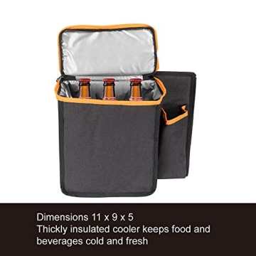 MARKSIGN Deluxe SUV Trunk Organizer with Built-in Cooler