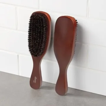 Diane Boar Bristle Curved Wave Brush for Thick Hair