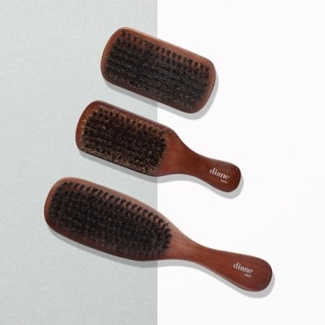 Diane Boar Bristle Curved Wave Brush for Thick Hair