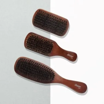 Diane Boar Bristle Curved Wave Brush for Thick Hair