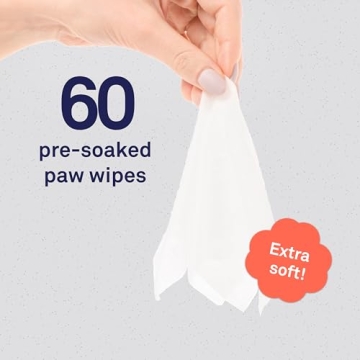 Petpost Dog Wrinkle Wipes - XL Coconut Oil Solution - 60 ct