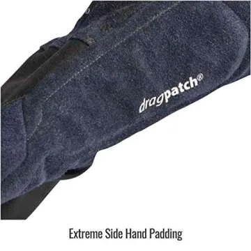 Black Stallion GT7120-NB BSX Grain Goatskin & Flame-Resistant Stretch Knit Cotton TIG Glove, Medium