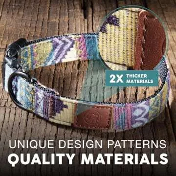 Embark Urban Dog Collar – Stylish & Durable Nylon Dog Collars for Small Dogs, Comfortable Pet Collar, Small Dog Collars for Male & Female Dogs with Strong Buckles. Adjustable Small Dog Collars