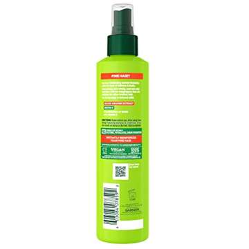 Garnier Fructis Grow Strong Thickening 10-in-1 Spray, Biotin-C, 8.1 Fl Oz, 1 Count (Packaging May Vary)