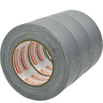 Tape King Silver Duct Tape,1.88 Inch x 35 Yards (3 Pack) - for Home Improvement Projects & Home Repa...