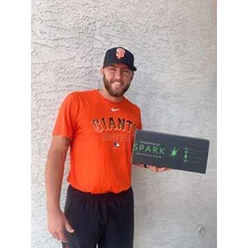 Kingsfield Spark Vibrating Foam Roller, 4 Speeds, 3 Hr Rechargeable Lithium-ion Battery