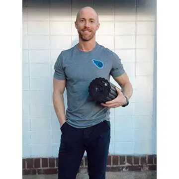 Kingsfield Spark Vibrating Foam Roller, 4 Speeds, 3 Hr Rechargeable Lithium-ion Battery