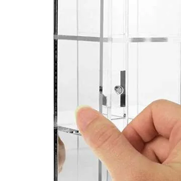 Ikee Design Acrylic Display Case for Collectibles, 25 Compartments