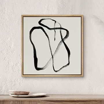 SIGNWIN Geometric Framed Canvas Print Modern Art Wall Decor