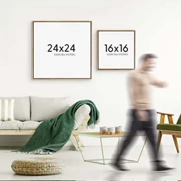 SIGNWIN Geometric Framed Canvas Print Modern Art Wall Decor