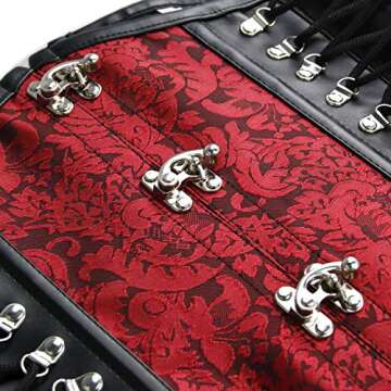 Kimring Steampunk Gothic Corset for Hourglass Figure