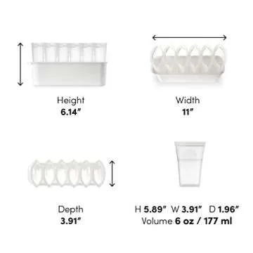 Zip Top Reusable 100% Platinum Silicone Breast Milk Storage, Made in the USA - Bag Set of 6 + Freezer Tray