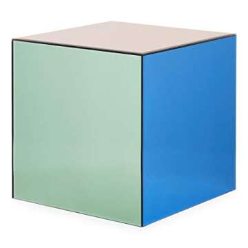 Now House by Jonathan Adler Chroma Cube Accent Table, Multicolor