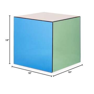 Now House by Jonathan Adler Chroma Cube Accent Table, Multicolor