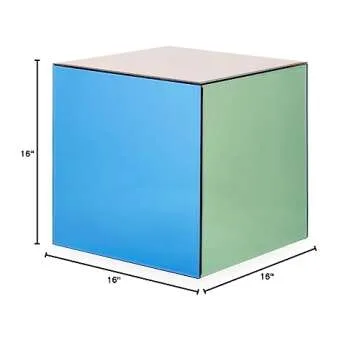 Now House by Jonathan Adler Chroma Cube Accent Table, Multicolor