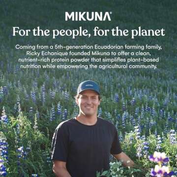 Mikuna Vegan Protein Powder (Vanilla, 15 Servings) - Plant Based Chocho Superfood Protein - Dairy Free Protein Powder Packed with Vitamins, Minerals & Fiber - Gluten, Keto & Lectin-Free