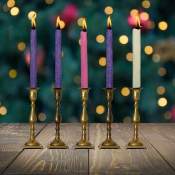 DIY Advent Beeswax Candle Making Kit for Christmas