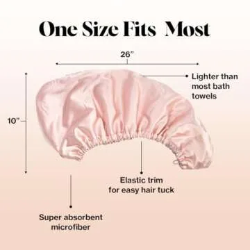 Kitsch Microfiber Hair Towel Wrap - Fast Drying & Stylish