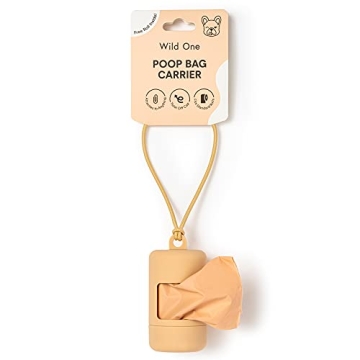 Wild One Poop Bag Dispenser - Stylish & Functional Tan Holder