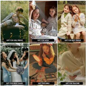 Parima Valentines Day Gifts for Her - Gifts for Women, Travel Jewelry Case Organizer Initial Small Jewelry Box Custom Personalized Birthday Gift Women Her - Letter K, Pink