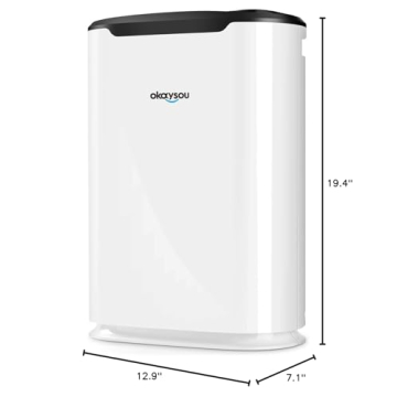 Okaysou AirMax8L 5-in-1 HEPA Air Purifier for Home