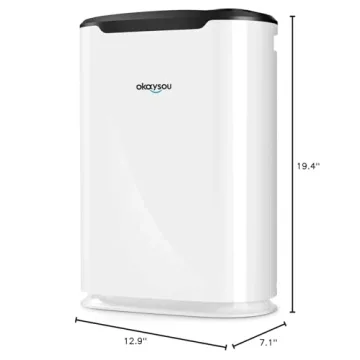 Okaysou AirMax8L 5-in-1 HEPA Air Purifier for Home