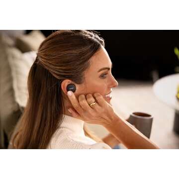 Denon PerL Pro True Wireless Earbuds - Adaptive Active Noise Cancelling, Personalized Sound with Mas...