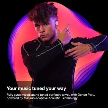 Denon PerL Pro Wireless Earbuds - Personalized Sound & Noise Cancelling