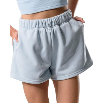 Kamo Fitness CozyTec Sweat Shorts for Women - Comfy & Chic Casual Wear with Pockets