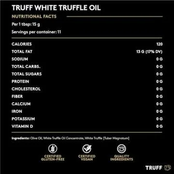 TRUFF White Truffle Oil - Gourmet Olive Oil Infusion