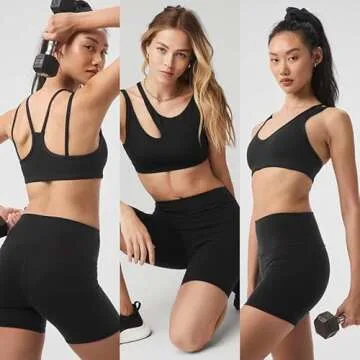 VALANDY 5 Pack High Waisted Biker Shorts for Women - 8" Buttery Soft Workout Yoga Training Shorts for Summer