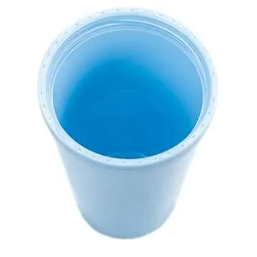 STRATA CUPS Classic 16 Oz Tumbler with Lid and Straw (12 pack) - Pastel Periwinkle Colored Cups, Double Wall Matte Acrylic Tumblers with Lids and Straws Cleaner! Vinyl Customizable DIY Party Gifts