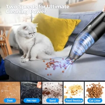 Lightweight Cordless Handheld Vacuum with Powerful Suction