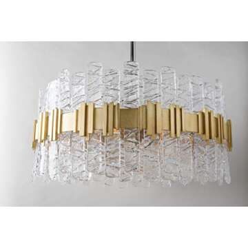 Corbett Lighting 256-48 Ciro Pendant Light Fixture in Silver Leaf