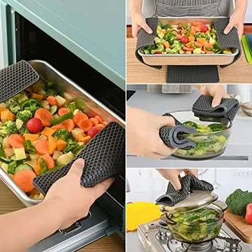 Smithcraft Silicone Trivet Mats - Durable & Stylish Hot Pads